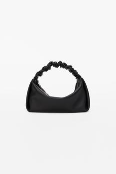 product SMALL SCRUNCHIE BAG IN LEATHER image