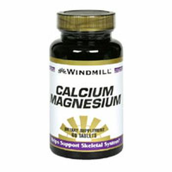 商品Calcium Magnesium Tablets By Windmill - 60 Ea图片
