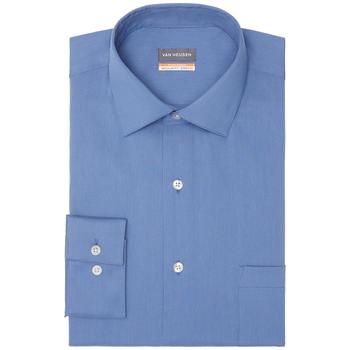 Van Heusen | Men's Stain Shield Regular Fit Dress Shirt商品图片,4折×额外8折, 额外八折