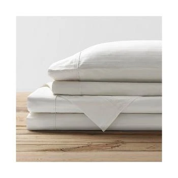 Brielle Home | 300 Thread Count Cotton Dobby Striped Sheet Set,商家Macy's,价格¥79