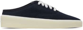 Fear of god | Navy Canvas 101 Backless Sneakers商品图片,独家减免邮费