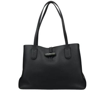 Longchamp | Longchamp Longchamp Ladies Roseau Leather Shoulder Bag In Black商品图片,5.6折