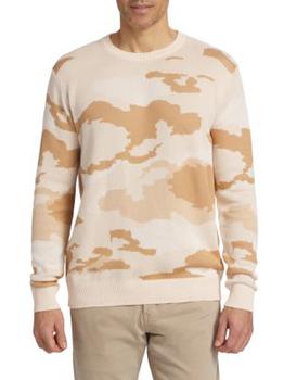 Saks Fifth Avenue | Watermark Camouflage Crewneck Sweater商品图片,2.5折