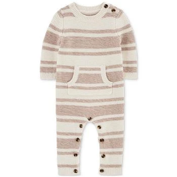 Carter's | Baby Cotton Striped Sweater-Knit Jumpsuit 5折, 独家减免邮费