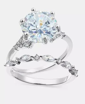 Charter Club | 2-Pc. Set Cubic Zirconia & Crystal Rings, Macy's Exclusive,商家Macy's,价格¥117