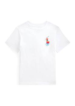 Ralph Lauren | Polo Ralph Lauren Kids White Big Pony Cotton Jersey T-Shirt, Size 5Y商品图片,6.7折