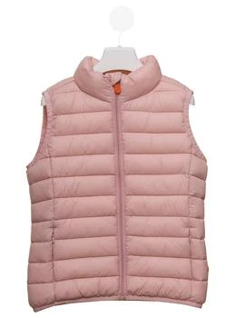 推荐Save The Duck Kids Girls Pink Andy Padded Gilet商品