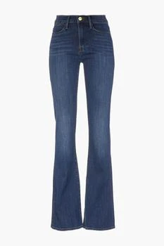 FRAME | Le High Flare faded high-rise flared jeans,商家THE OUTNET US,价格¥516