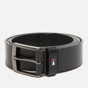 推荐Tommy Hilfiger Men's Adan Leather Belt - Black商品