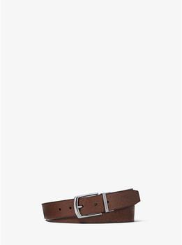 Michael Kors | Crossgrain Leather Belt商品图片,7.5折