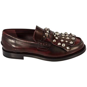 burberry鞋, Burberry | Stud Detail Kiltie Fringe Leather Loafers商品图片 7折