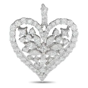 [二手商品] LB Exclusive | Platinum 3.80ct Diamond Heart Pendant MF26-101025,商家Premium Outlets,价格¥23051