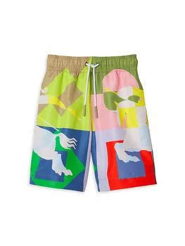 Burberry | Baby Boy's, Little Boy's & Boy's Malcolm Printed Swim Shorts,商家Saks Fifth Avenue,价格¥1417