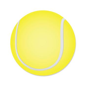 商品You Got Served - Tennis - Baby Shower or Tennis Ball Birthday Party Circle Sticker Labels - 24 Count图片