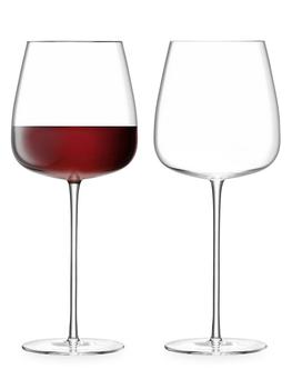 商品LSA | Wine Culture Two-Piece Wine Goblet Set,商家Saks Fifth Avenue,价格¥1095图片