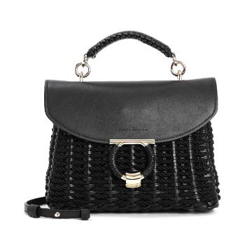 菲拉格慕包单肩包, Salvatore Ferragamo | SALVATORE FERRAGAMO 女士黑色皮革单肩斜挎包 21-H638-725878商品图片 满$100享9.5折, 满折