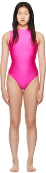 SKIMS | Pink Disco Sleeveless Bodysuit商品图片,6.1折, 独家减免邮费