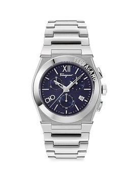 菲拉格慕手表, Salvatore Ferragamo | Vega Stainless Steel Chronograph商品图片 