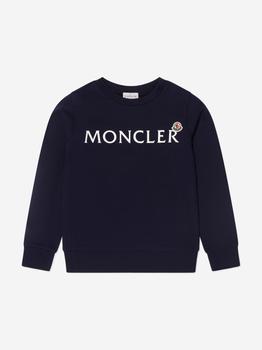推荐Moncler Navy Kids Chest Logo Sweatshirt商品
