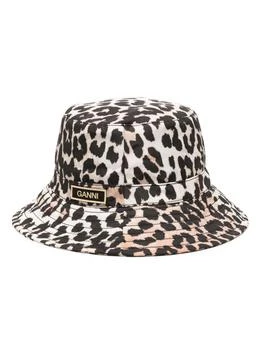Ganni | GANNI - Leopard Print Bucket Hat 