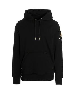 Moose Knuckles | Moose Knuckles Logo-Plaque Drawstring Hoodie商品图片,7.2折