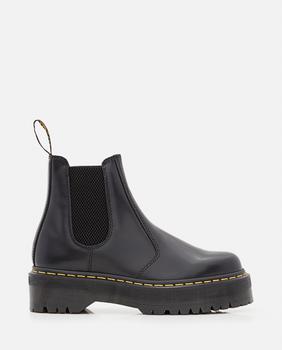 dr. martens切尔西北京, Dr. Martens | 2976 QUAD POLISHED SMOOTH LEATHER CHELSEA BOOTS商品图片 