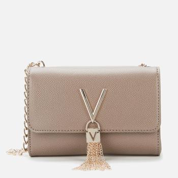 VALENTINO by Mario Valentino是什么牌子, Mario Valentino | Valentino Bags Women's Divina Small Shoulder Bag - Taupe商品图片 额外7.5折, 额外七五折
