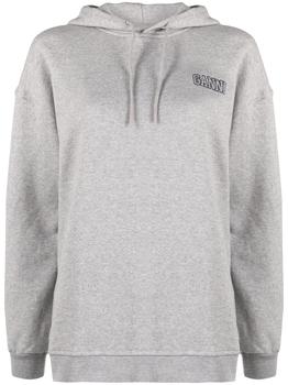 推荐GANNI - Logo Organic Cotton Hoodie商品