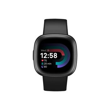 Fitbit | Versa 4 Black Graphite Premium Smartwatch, 39mm,商家Macy's,价格¥1497