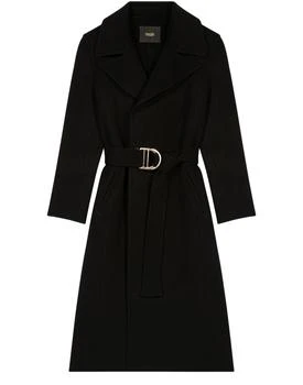 Maje | Double-sided coat with belt 