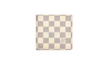 推荐Louis Vuitton White Damier Marco Wallet商品