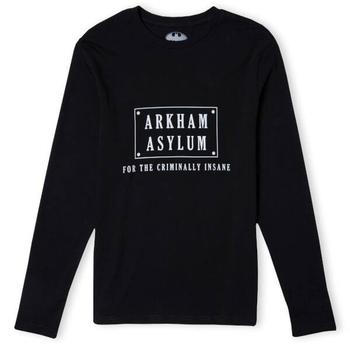 Batman | Batman Villains Arkham Asylum Unisex Long Sleeve T-Shirt - Black商品图片,独家减免邮费