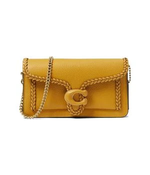 Coach | Braided Leather Trim Tabby Chain Clutch 