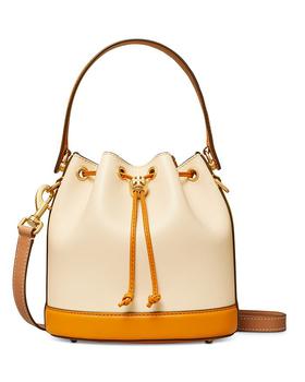 Tory Burch水桶包, Tory Burch | T Monogram Color Block Bucket Crossbody商品图片 