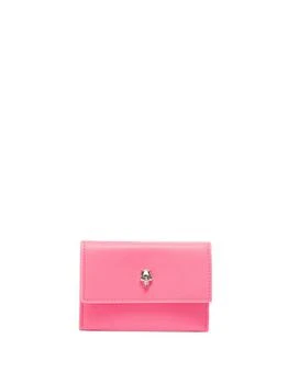 推荐Alexander McQueen `Envelope` Leather Card Holder商品