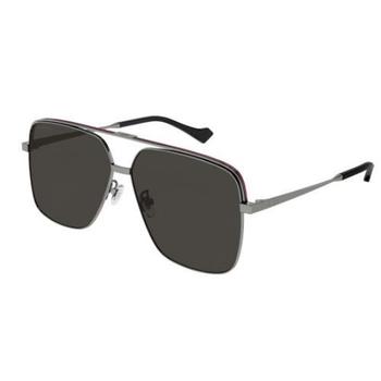 Gucci | Grey Aviator Mens Sunglasses GG1099SA 001 61商品图片,4.9折