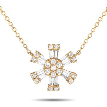 商品LB Exclusive | 14K Yellow Gold 0.25ct Diamond Necklace,商家Jomashop,价格¥2983图片