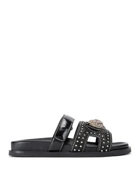 Kurt Geiger | Women's Eagle Studded Cutout Sandals,商家Bloomingdale's,价格¥760