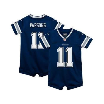 NIKE | Infant Boys and Girls Micah Parsons Navy Dallas Cowboys Game Romper Jersey 8折, 独家减免邮费