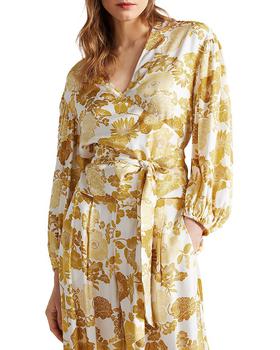 product Adissa Floral Print Wrap Blouse image