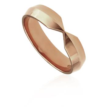 商品Tiffany & Co. | Tiffany 18k Rose Gold Nesting Wide Band Ring, Size 10,商家Jomashop,价格¥8321图片
