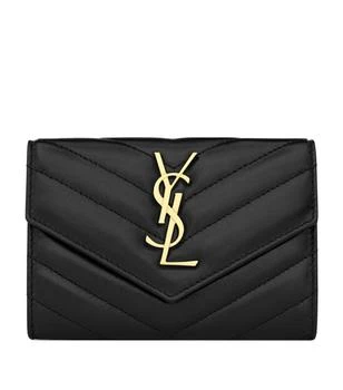Yves Saint Laurent | Small Monogram Metalassé Envelope Wallet 