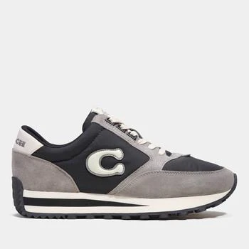 推荐Coach Men's Runner Suede and Shell Trainers商品