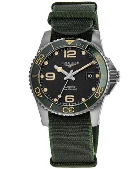 推荐Longines HydroConquest Automatic Black Dial Fabric Strap Men's Watch L3.781.4.05.2商品