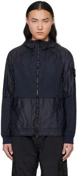 Stone Island | Navy Paneled Jacket 独家减免邮费