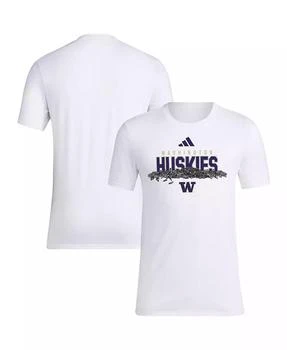 Adidas | Men's White Washington Huskies Baseball Sunflower Seeds T-Shirt,商家Macy's,价格¥225