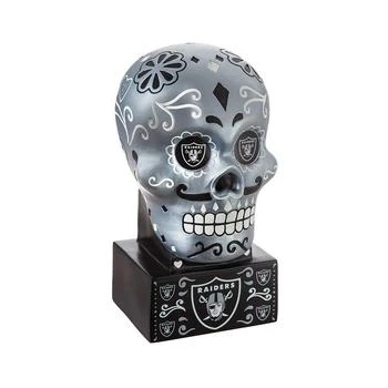Evergreen Enterprises | Las Vegas Raiders Team Color Sugar Skull Statue,商家Macy's,价格¥261