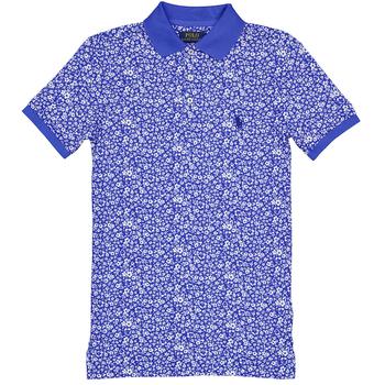推荐Polo Ralph Lauren Mens Blue Floral Cotton Polo Shirt, Size Small商品