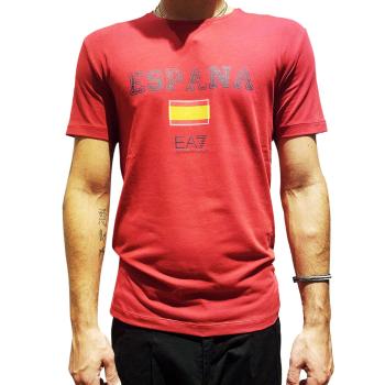 推荐EMPORIO ARMANI 男士红色棉质短袖T恤 273533-4P206-00173商品