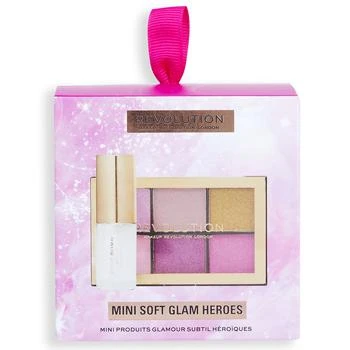 Makeup Revolution | Mini Soft Glam Heros Set 第2件5折, 满$60享8折, 满折, 满免